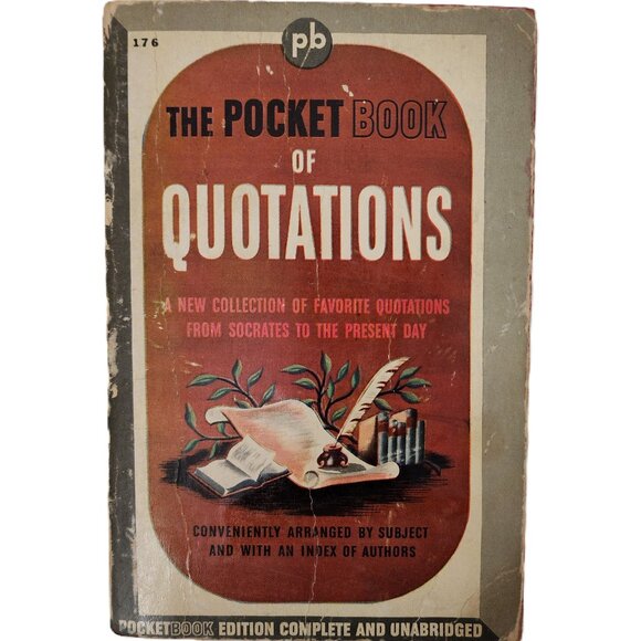 The Pocket Book of Quotations A Victory Book Campaign 1942TPB by Davidoff - Picture 1 of 7